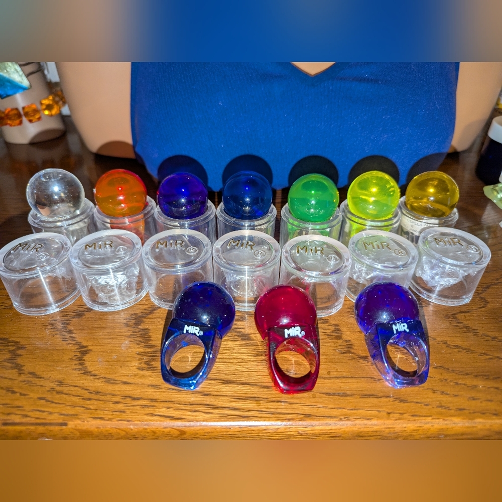 1960's Carlo Pagoni MIR Rings In Original Cases